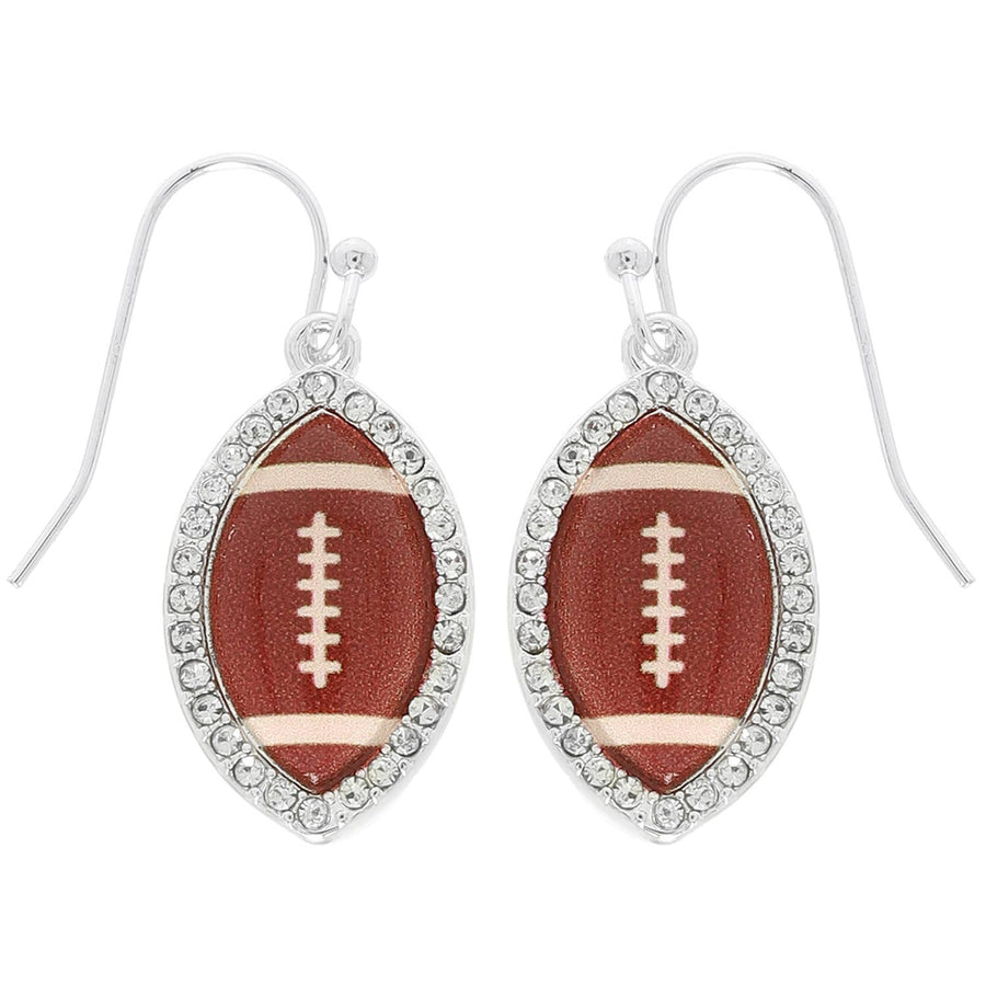 Gameday Football Dangle Earrings Robin Boutique