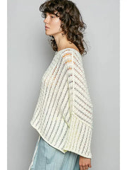 Cropped Oversized Sweater