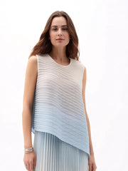 Pleated Sleeveless Top & Skirt Set by EllyNDale Robin Boutique