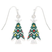 Christmas Tree Dangle Earrings Robin Boutique