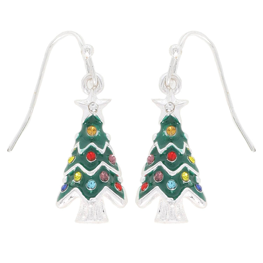 Christmas Tree Dangle Earrings Robin Boutique