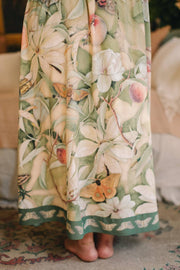 Additional view of Fleur De Soleil Bohéme Long Maxi Slip Dress with Florals from Robin Boutique.
