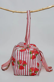 Front Pocket Quilted Adjustable Strap Bag by POL