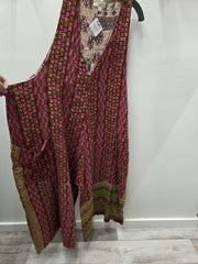 Duality Sari Harmony Wide Leg Jumpsuit #1048 by Kantha Bae