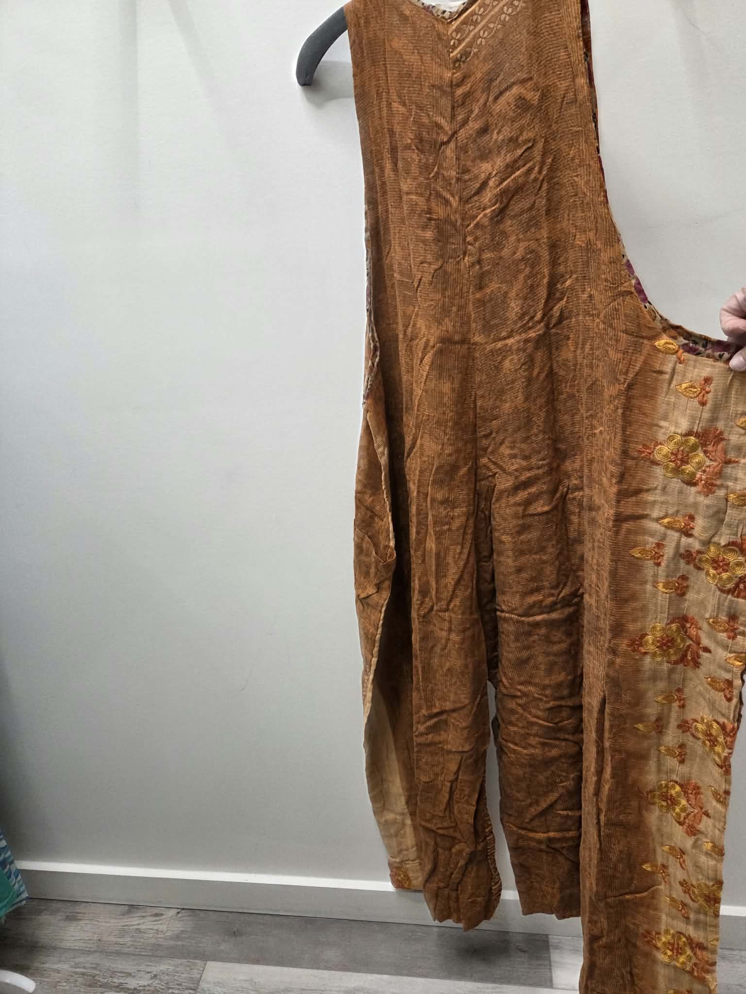 Duality Sari Harmony Wide Leg Jumpsuit #1047 by Kantha Bae