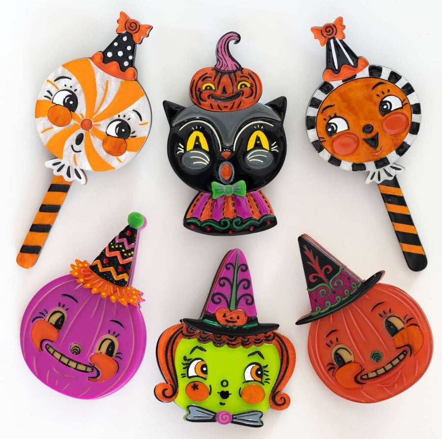 Black Cat & Kinny Brooch Johanna Parker x Lipstick & Chrome Robin Boutique