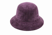 Large Brim Chenille Bucket Hat Winter
