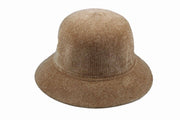 Large Brim Chenille Bucket Hat Winter