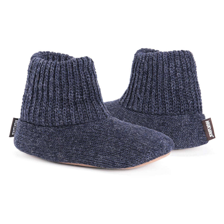 Muk Luks Men's Morty Ragg Wool Slipper Sock