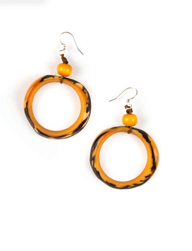 Rings of Life Earrings by Tagua - Robin Boutique-Boutique 