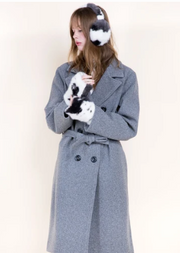 Luxe Teddy Cow Print Ear Muffs