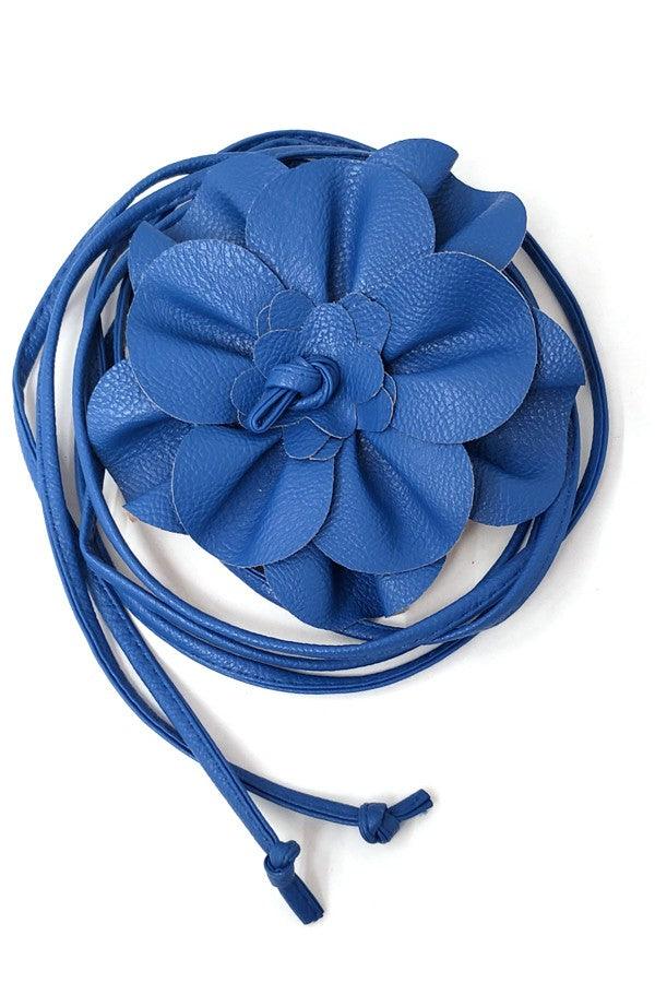 Big Flower Patch Obi Belt - Robin Boutique-Boutique 