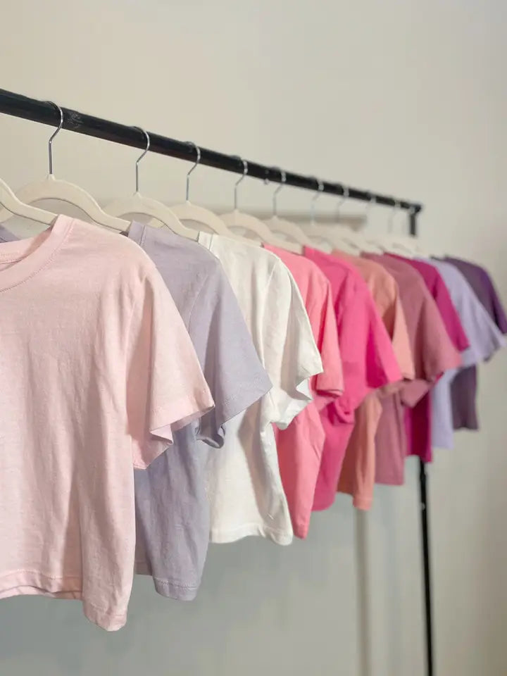 Boxy Layering Crop Tops