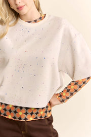 Star Print Relaxed Tee by Davi & Dani