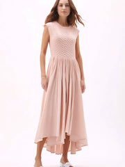 Pleated Cupsleeve Dress by EllyNDale