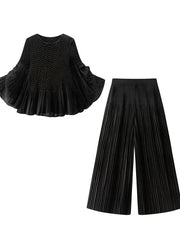 Pleated Pants by EllyNDale