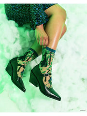 Wicked Elphaba Sheer Crew Sock Robin Boutique