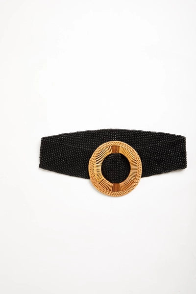 Additional view of San Diego Beaded Stretch Belt from Robin Boutique.