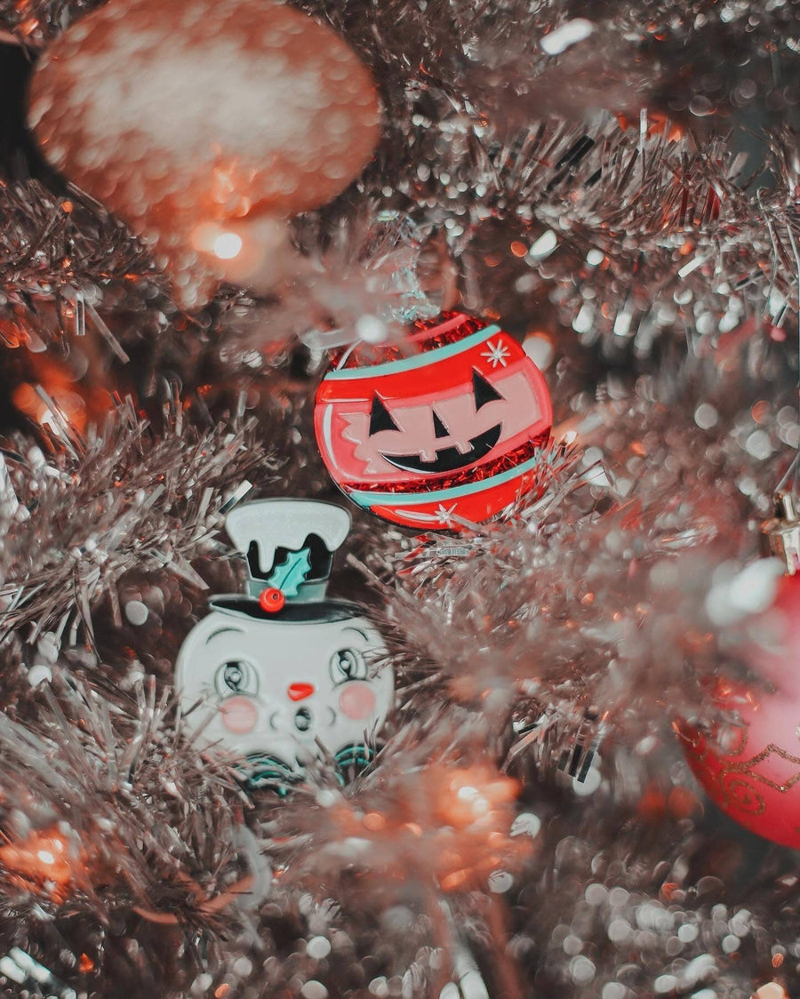 Spooky Frosty Spookmas Brooch by Lipstick & Chrome x Johanna Robin Boutique