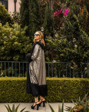 Penny Deluxe Gunmetal Faux Fur Jacket Robin Boutique