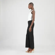 Ponte Loose Leg Pocket Pant by Clara Sunwoo