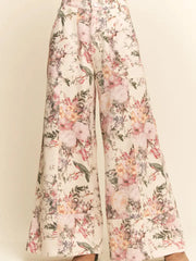 Wide Leg Flower Pants by Davi & Dani