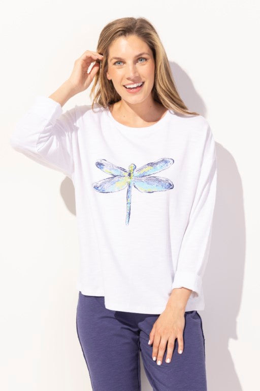 Destination Terry Pullover in Dragonfly by Escape
