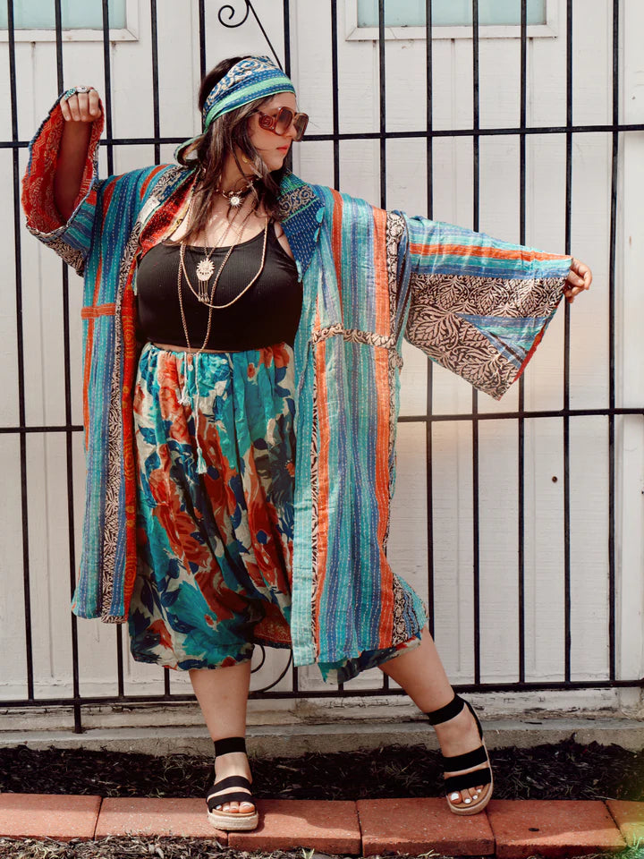 Kantha Dreamweaver Kimono #301 by Kantha Bae