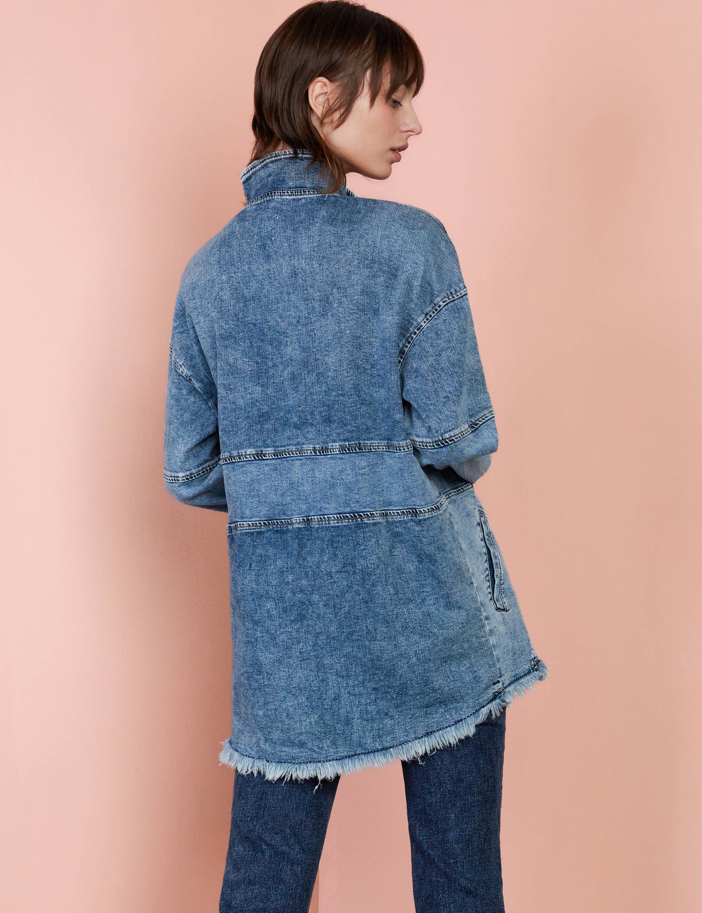 Pop-over Denim Jacket Robin Boutique