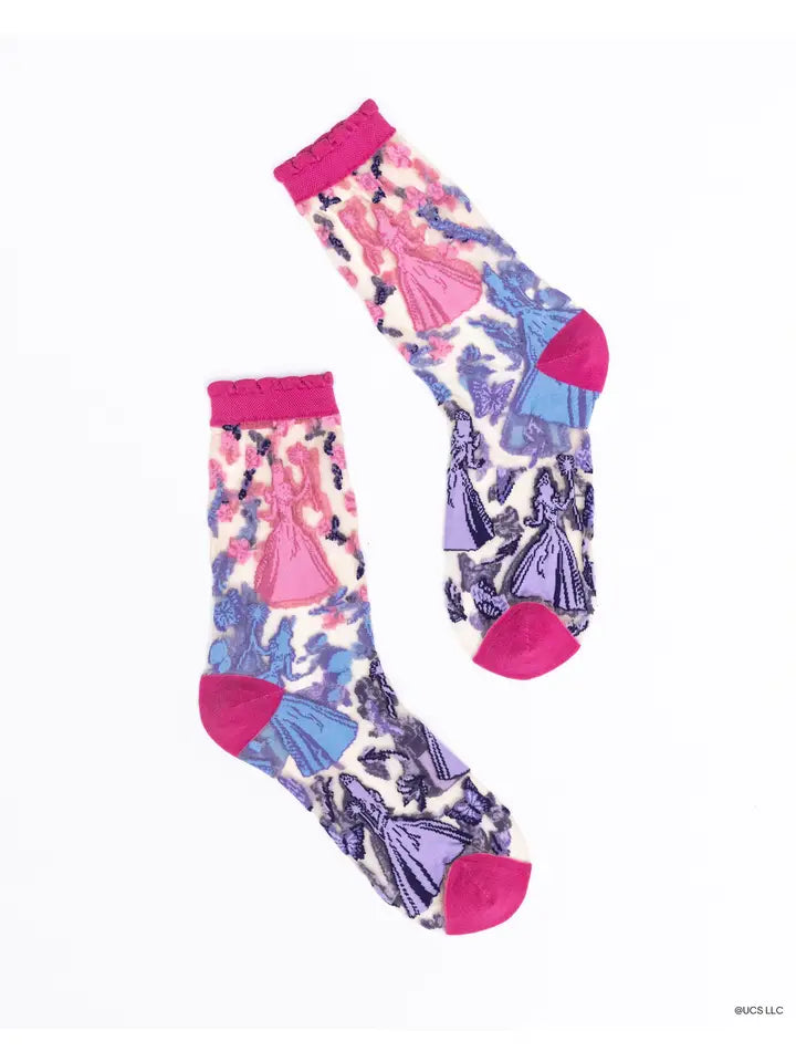 Wicked Glinda Sheer Crew Sock Robin Boutique
