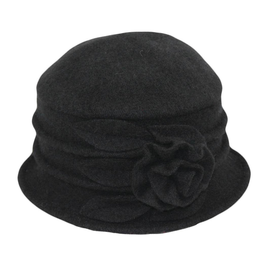 Cloche Boiled Wool Hat