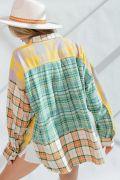 Easel PLAID MIX N MATCH BUTTON DOWN SHIRT - Robin Boutique-Boutique 