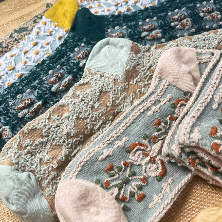 Haden Floral Socks Robin Boutique