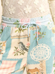 Floral Patchwork Joggers by Davi & Dani