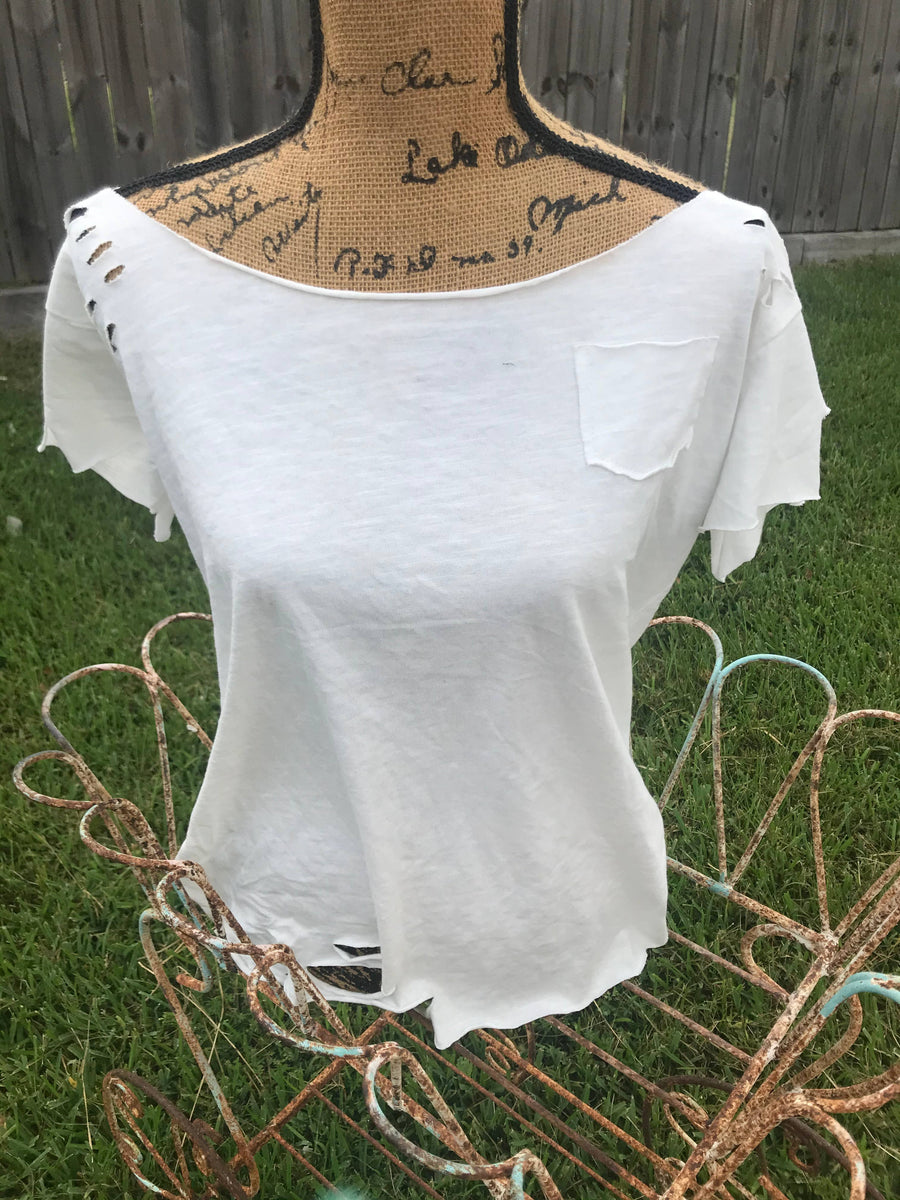 Rip Tattered Shirt by A Rare Bird