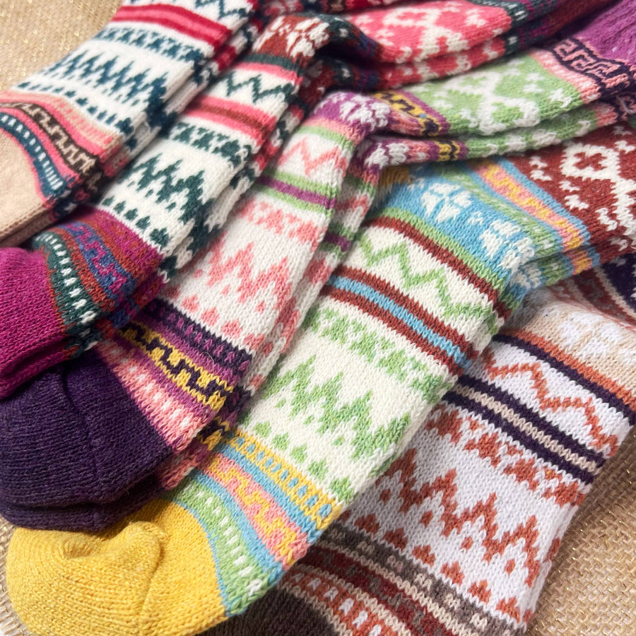 Eisley Retro Chevron Socks Robin Boutique