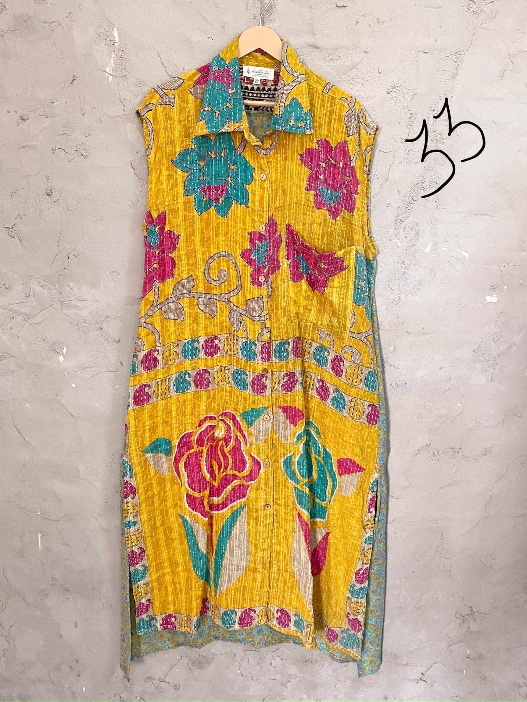 Good Vibes Duster by Kantha Bae - Robin Boutique-Boutique 