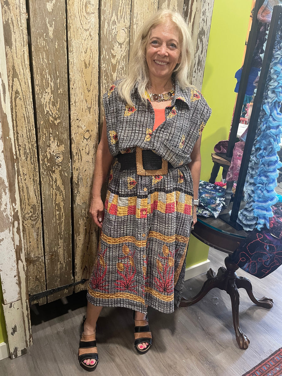 Good Vibes Duster by Kantha Bae - Robin Boutique-Boutique 