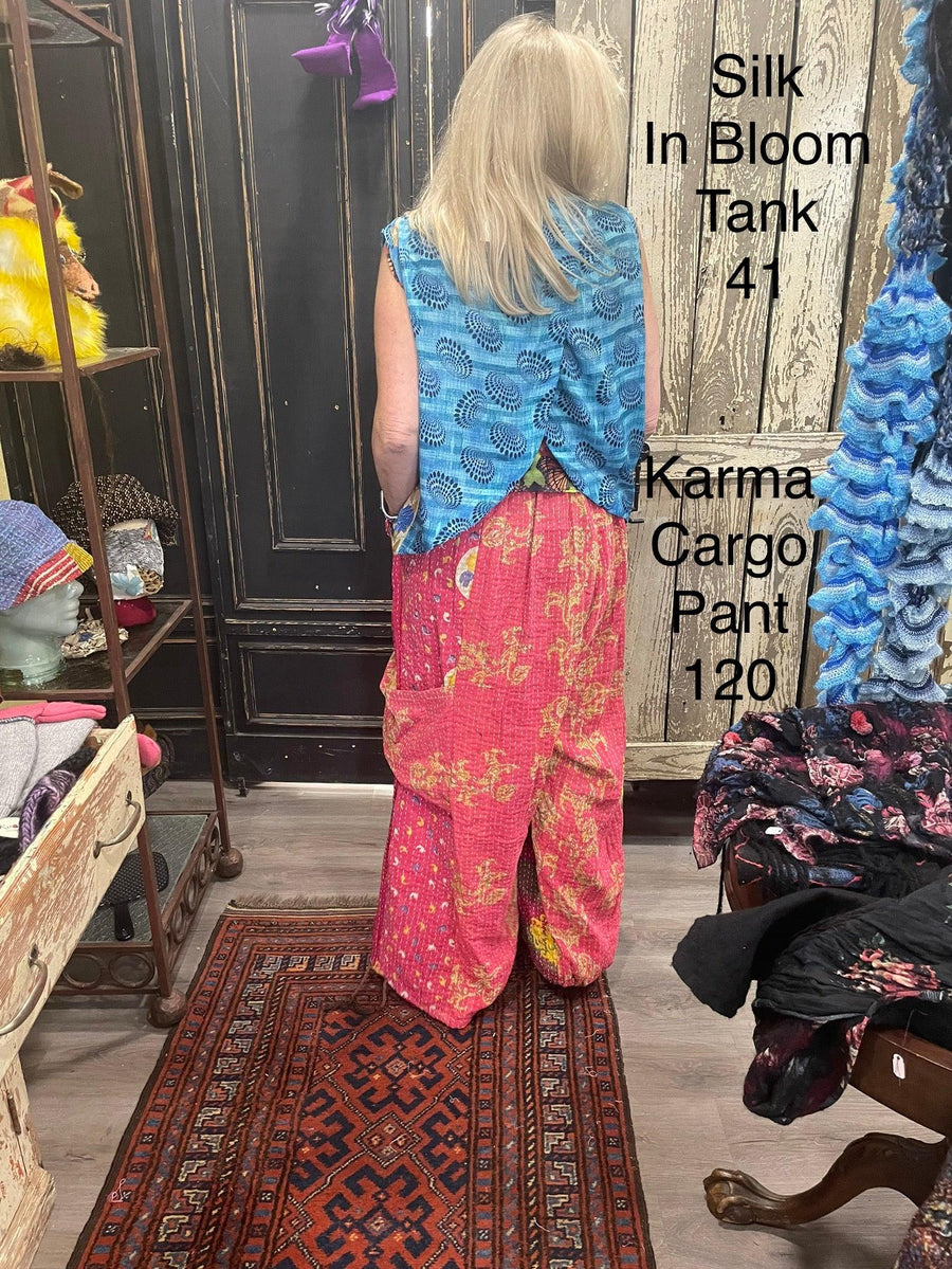 Silk In Bloom Crop Tank by Kantha Bae - Robin Boutique-Boutique 