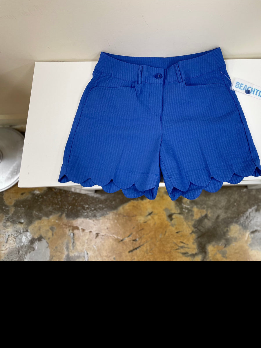 Beachtime Scallop Edge Shorts