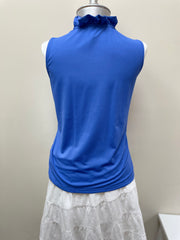 Beachtime Ruffle V-Neck Tank SPF0753S - Robin Boutique-Boutique 