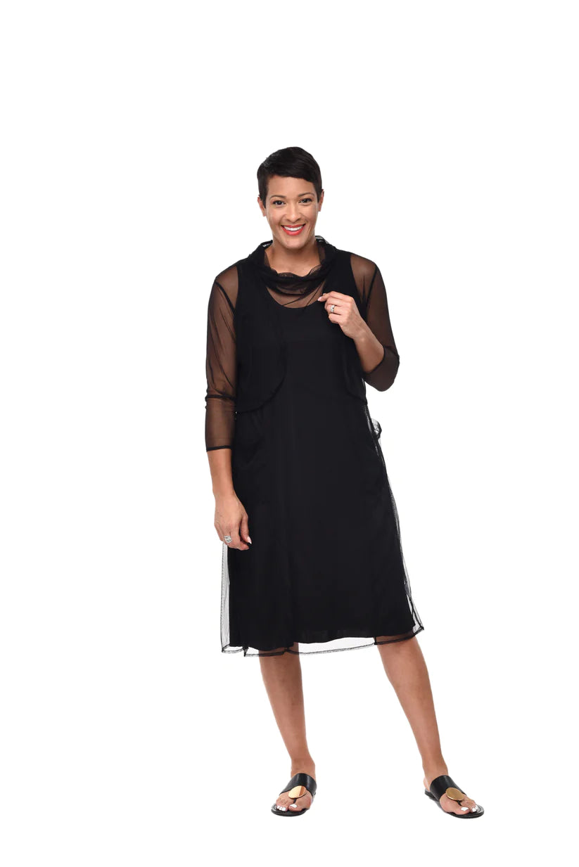 Mazlyn Black Dress by Snapdragon Robin Boutique