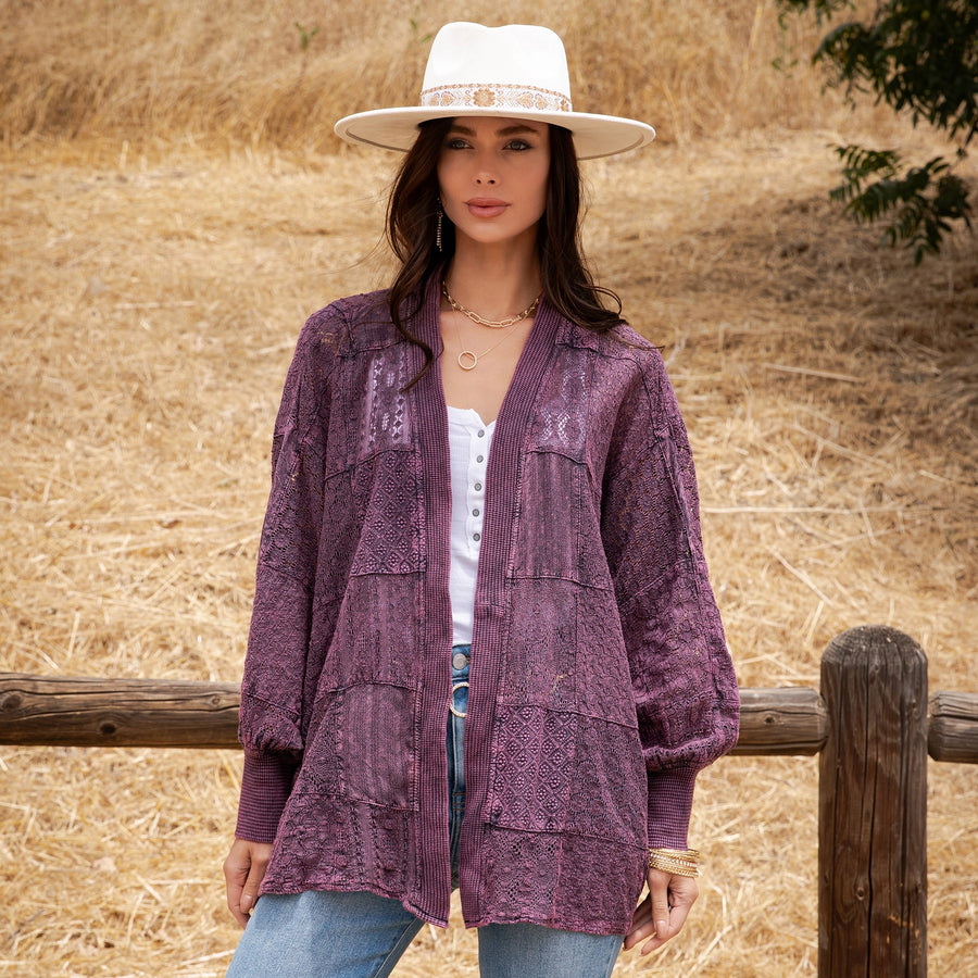Bohemian Bishop Sleeve Kimono by Young Threads