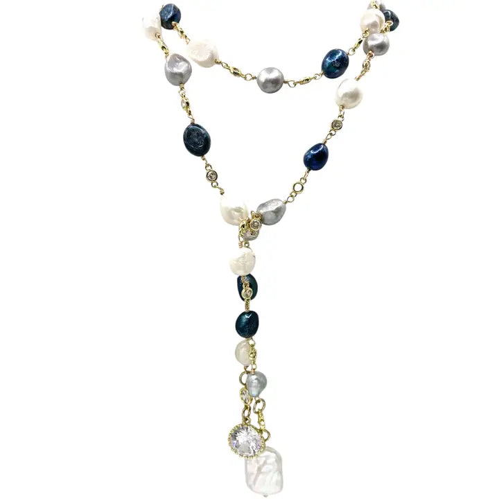Lariat Fresh Water Pearl Necklace