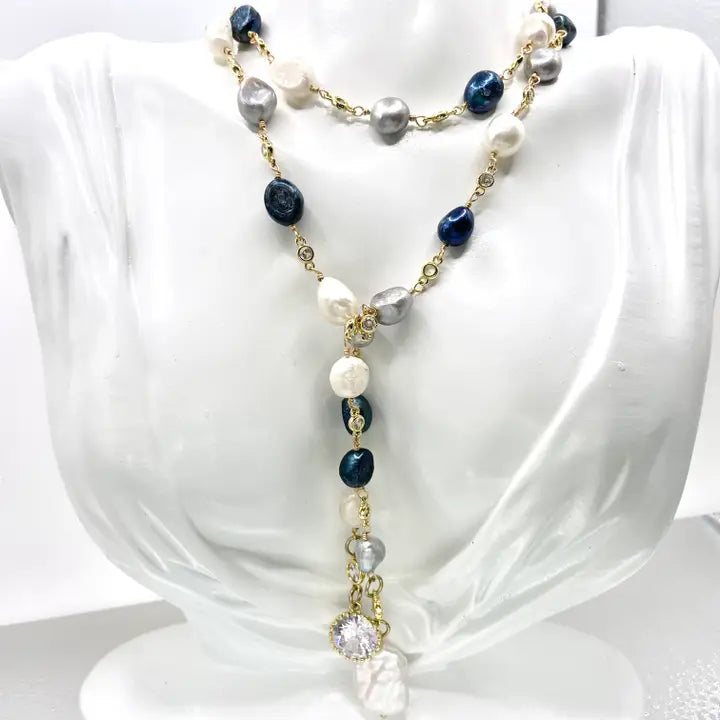 Lariat Fresh Water Pearl Necklace