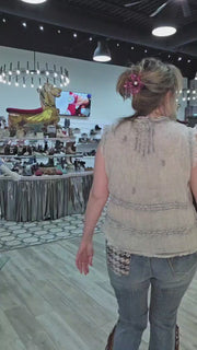 Cotton Lace Detail Tank