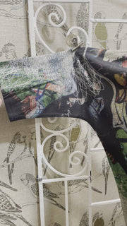 Dolman Pullover in Bird Watch Print by Inoah