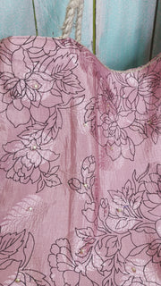 Silk and Burlap Shoulder Bags by PaperLace