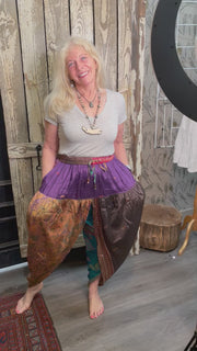Sari Sunrise Pant "Abstract Sunset" by Jaded Gypsy