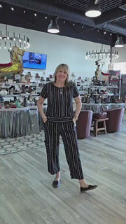 Driftwood Stripe Dockside Tee by Escape by Habitat 11520 Robin Boutique